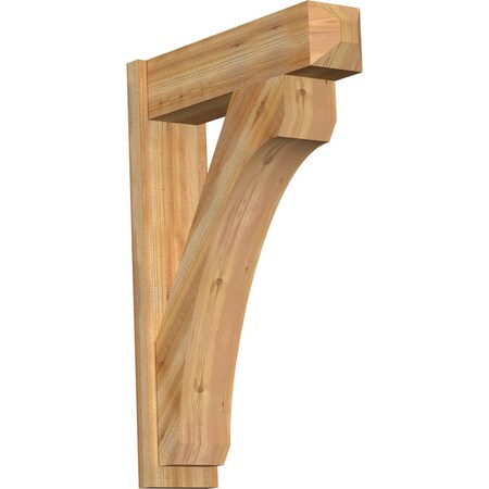 Ekena Millwork Legacy Craftsman Rough Sawn Outlooker, Western Red Cedar, 8"W x 30"D x 42"H OUT08X30X42LEC04RWR